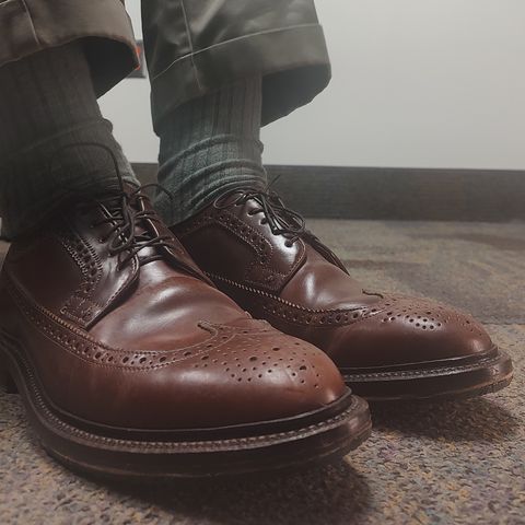 Grant Stone Longwing in Horween Garnet Shell Cordovan