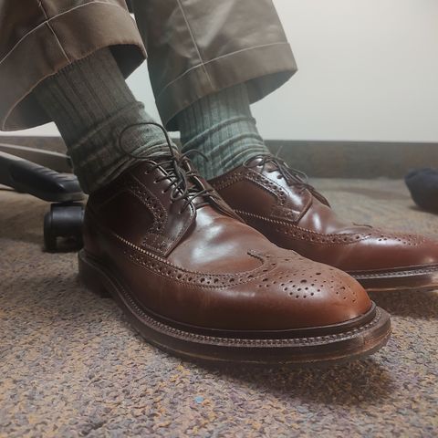 Grant Stone Longwing in Horween Garnet Shell Cordovan