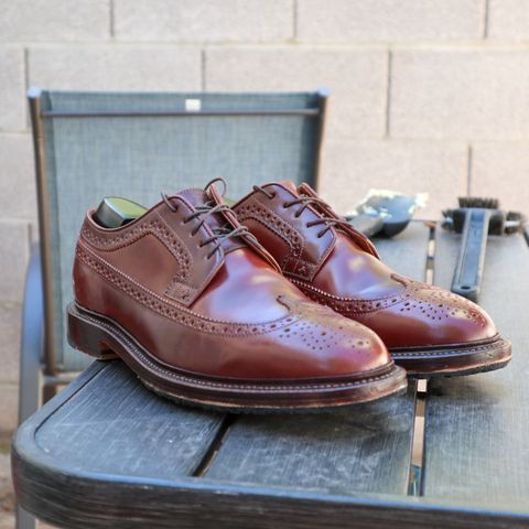 Grant Stone Longwing in Horween Garnet Shell Cordovan
