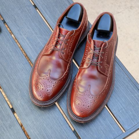Grant Stone Longwing in Horween Garnet Shell Cordovan
