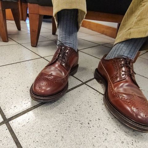 Grant Stone Longwing in Horween Garnet Shell Cordovan