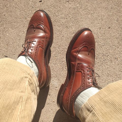 Grant Stone Longwing in Horween Garnet Shell Cordovan