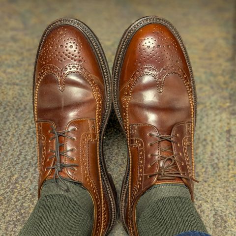 Grant Stone Longwing in Horween Garnet Shell Cordovan