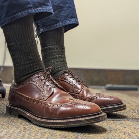 Grant Stone Longwing in Horween Garnet Shell Cordovan