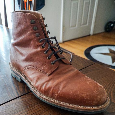 Grant Stone Edward Boot in Incas Rust Kangaroo