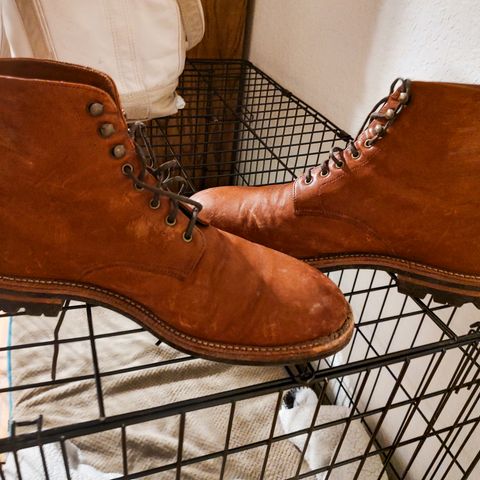 Grant Stone Edward Boot in Incas Rust Kangaroo