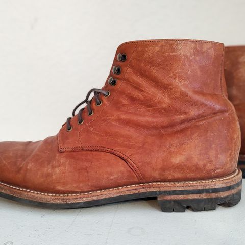 Grant Stone Edward Boot in Incas Rust Kangaroo