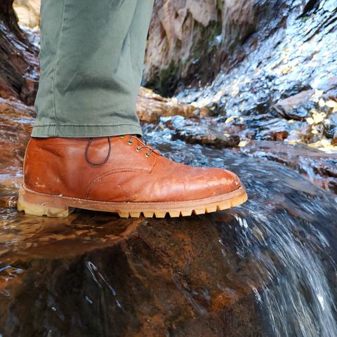 Grant Stone Edward Boot in Incas Rust Kangaroo