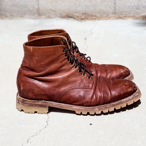 Grant Stone Edward Boot in Incas Rust Kangaroo