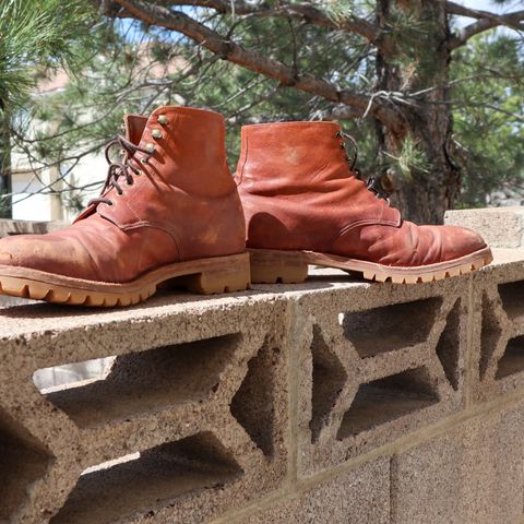 Grant Stone Edward Boot in Incas Rust Kangaroo