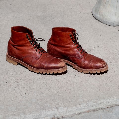 Grant Stone Edward Boot in Incas Rust Kangaroo