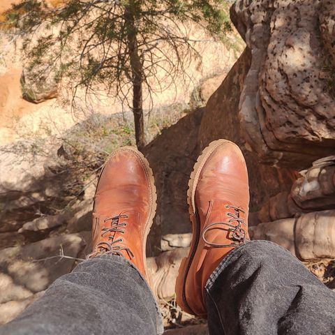 Grant Stone Edward Boot in Incas Rust Kangaroo