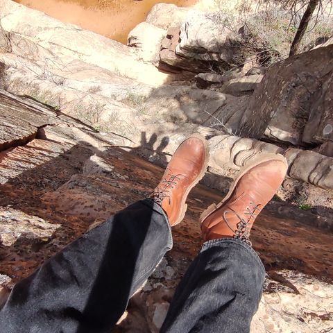 Grant Stone Edward Boot in Incas Rust Kangaroo