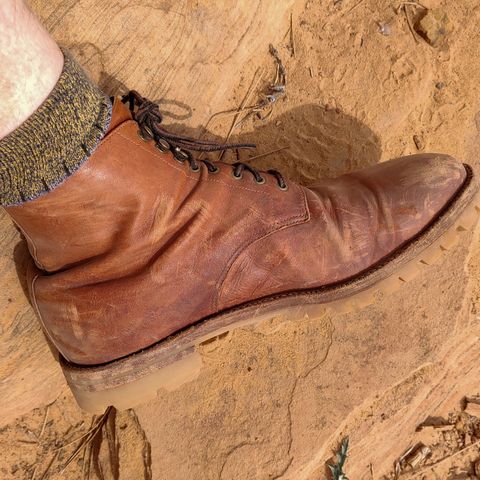 Grant Stone Edward Boot in Incas Rust Kangaroo