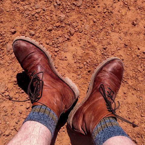 Grant Stone Edward Boot in Incas Rust Kangaroo
