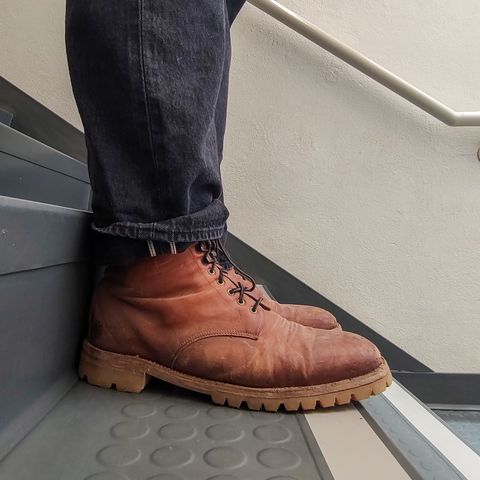 Grant Stone Edward Boot in Incas Rust Kangaroo