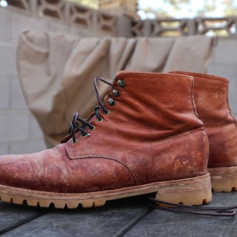 Grant Stone Edward Boot in Incas Rust Kangaroo