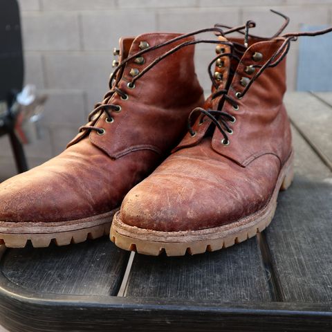 Grant Stone Edward Boot in Incas Rust Kangaroo