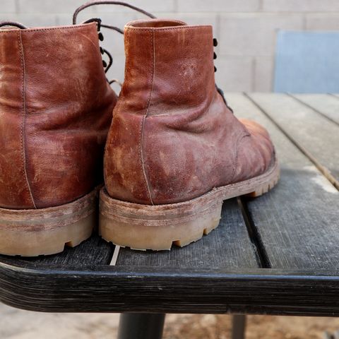 Grant Stone Edward Boot in Incas Rust Kangaroo