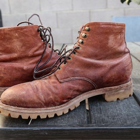 Grant Stone Edward Boot in Incas Rust Kangaroo