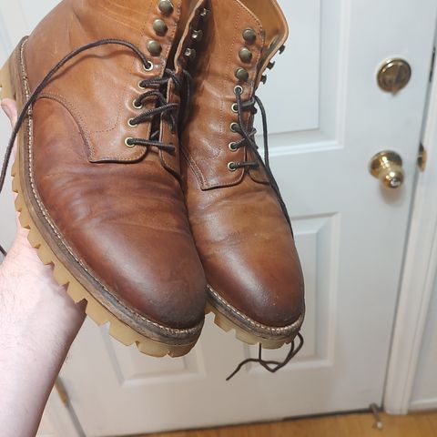 Grant Stone Edward Boot in Incas Rust Kangaroo