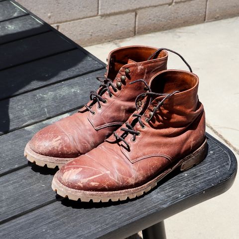 Grant Stone Edward Boot in Incas Rust Kangaroo
