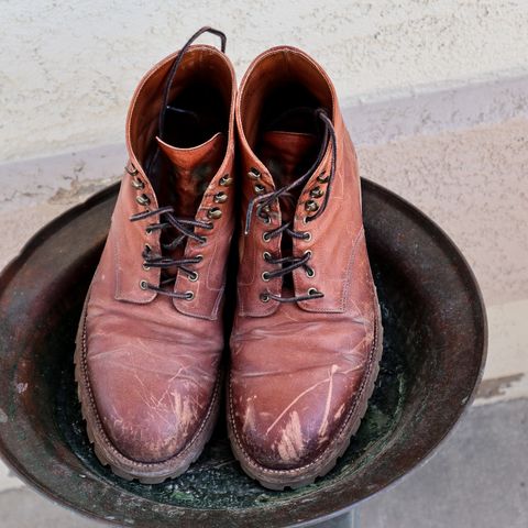 Grant Stone Edward Boot in Incas Rust Kangaroo