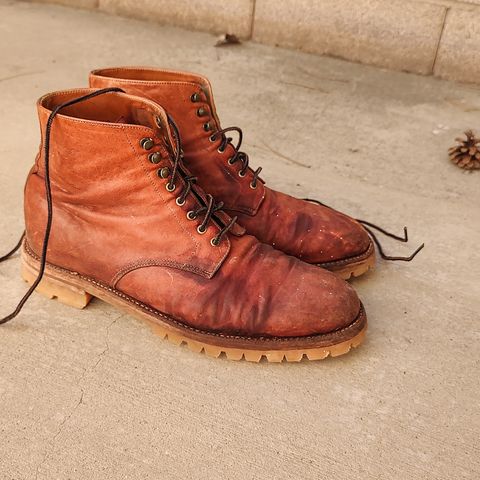 Grant Stone Edward Boot in Incas Rust Kangaroo