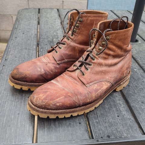 Grant Stone Edward Boot in Incas Rust Kangaroo
