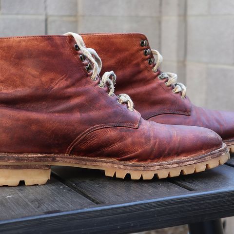 Grant Stone Edward Boot in Incas Rust Kangaroo