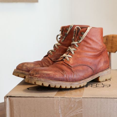 Grant Stone Edward Boot in Incas Rust Kangaroo