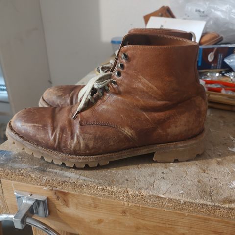 Grant Stone Edward Boot in Incas Rust Kangaroo