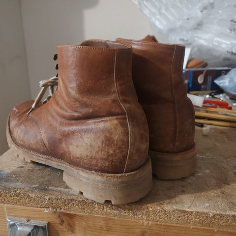 Grant Stone Edward Boot in Incas Rust Kangaroo