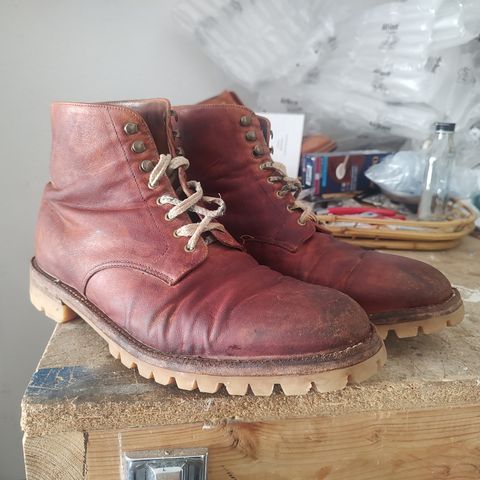 Grant Stone Edward Boot in Incas Rust Kangaroo