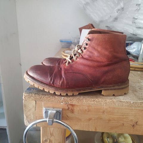 Grant Stone Edward Boot in Incas Rust Kangaroo
