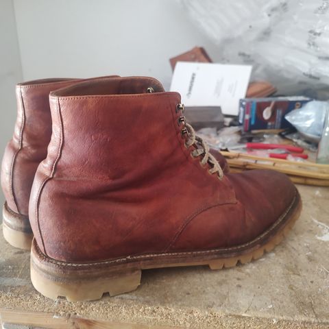 Grant Stone Edward Boot in Incas Rust Kangaroo