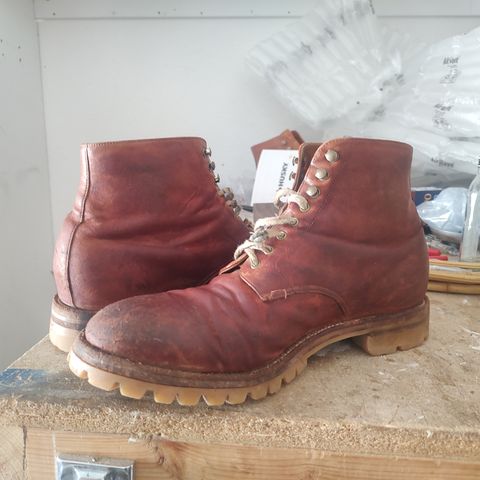Grant Stone Edward Boot in Incas Rust Kangaroo