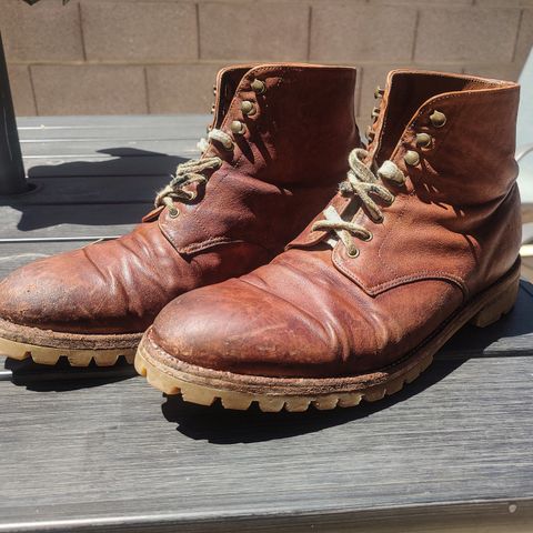 Grant Stone Edward Boot in Incas Rust Kangaroo