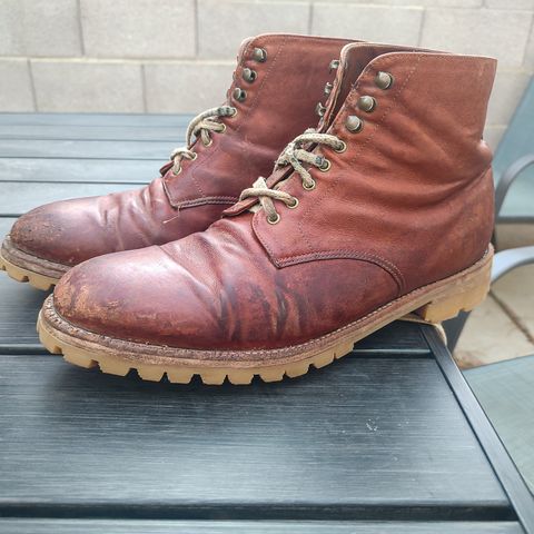 Grant Stone Edward Boot in Incas Rust Kangaroo