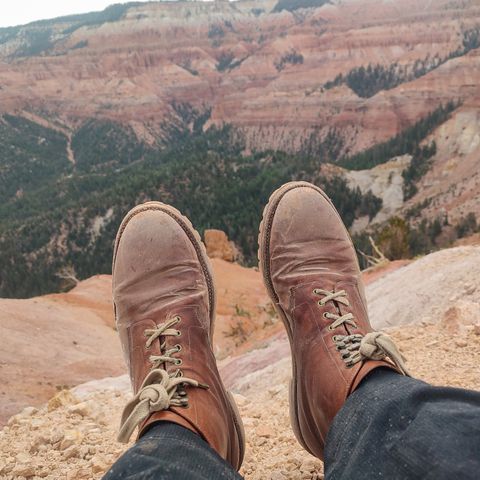 Grant Stone Edward Boot in Incas Rust Kangaroo