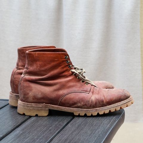 Grant Stone Edward Boot in Incas Rust Kangaroo