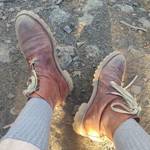 Grant Stone Edward Boot in Incas Rust Kangaroo