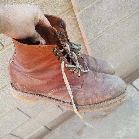 Grant Stone Edward Boot in Incas Rust Kangaroo