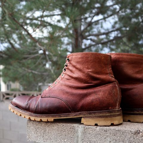 View photo of Grant Stone Edward Boot in Incas Rust Kangaroo