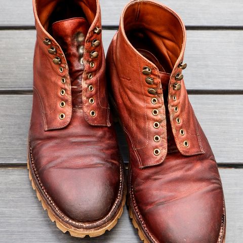 View photo of Grant Stone Edward Boot in Incas Rust Kangaroo