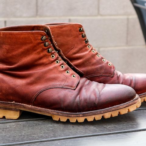 View photo of Grant Stone Edward Boot in Incas Rust Kangaroo