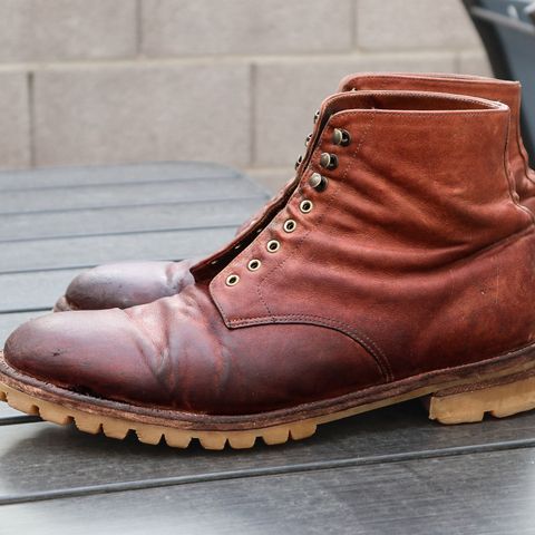 View photo of Grant Stone Edward Boot in Incas Rust Kangaroo