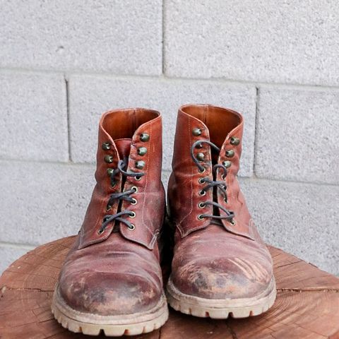 View photo of Grant Stone Edward Boot in Incas Rust Kangaroo