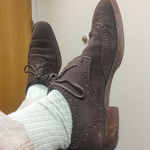 The Last Shoemaker Boston in Brown Suede
