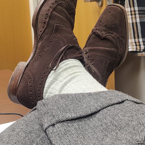 The Last Shoemaker Boston in Brown Suede